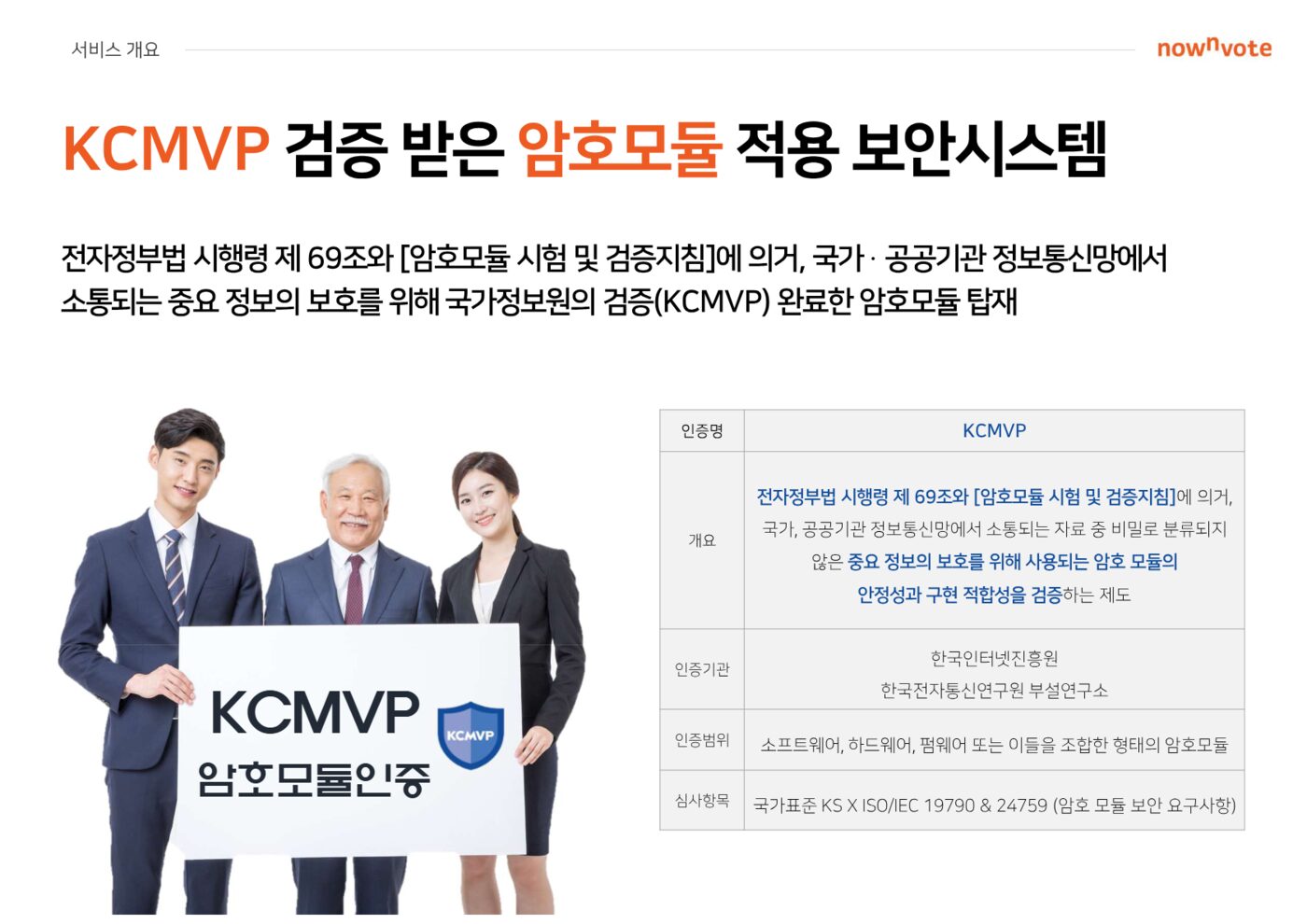 국가정보원 검증(KCMVP)을 받은 암호모듈 적용 보안시스템 상세